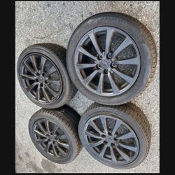 4 — 225/45r17 5x4.5 5x114.3 Stock Lexus Is250 Is350 Optima Accord Tacoma Camry Civic RAV4 Wheels Rims good 80% Treads Tires!!!!!!