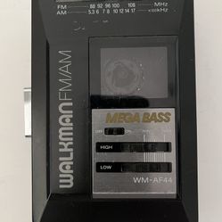 Vintage Sony Walkman WM-AF44, radio works, cassette not working