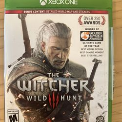 Witcher: Wild hunt Game For Xbox One 