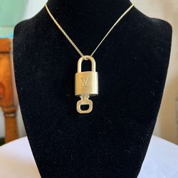 Louis Vuitton Lock And Key Necklace