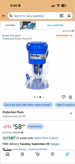 Champion MasterCool Purge Pump Kit