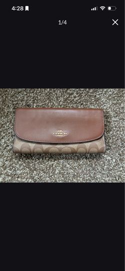Brown  coach wallet