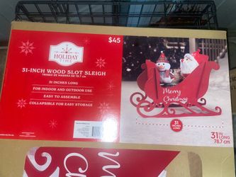 Christmas Santa sleigh