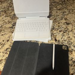 iPad Magic Keyboard, Magic Cover And Apple Pencil Set For iPad 