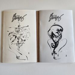 Just Buzz '05 The Art of Buzz Comics Limited Edition Sketchbooks 1 & 2 Signed