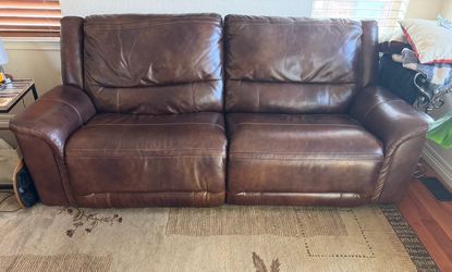 Reclining Leather couch