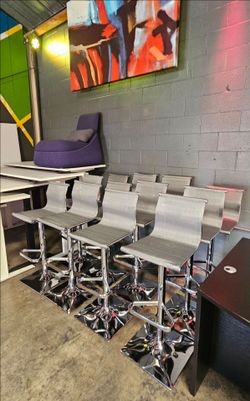 Lumisource Adjustable Height Bar Stools **Each** Qty. 10
