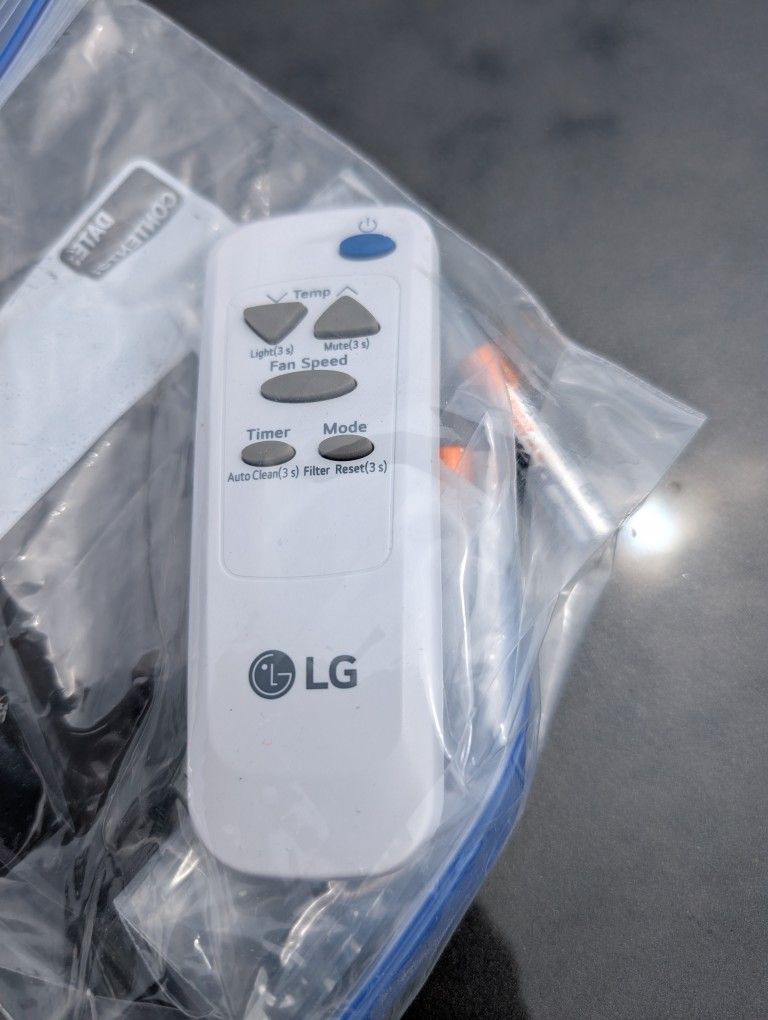 Genuine OEM LG Air Conditioner AC Remote Control Originally Shipped With LW1821HRSM