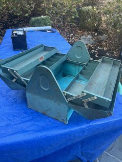 Vintage Metal Toolbox