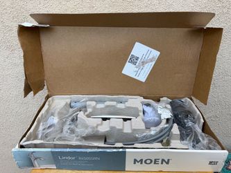 Moen Lindor Brushed Nickel Single Handle Bathroom Sink Faucet 84505SRN