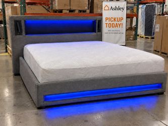 NEW Ashley Verishaw LED Bed — Bluetooth + Subwoofer
