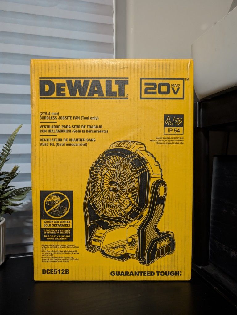 Dewalt 20v Job Site Fan