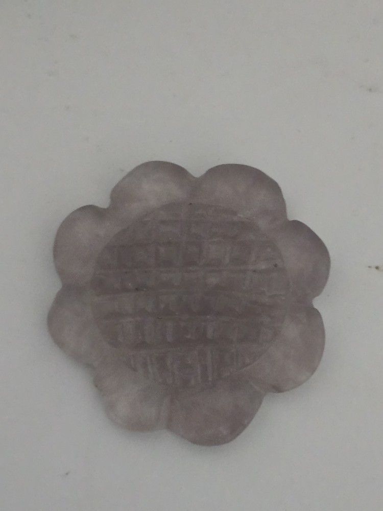 Purple Flourite Flower Crystal Stone