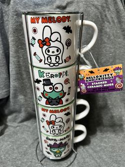 Hello Kitty & Friends Halloween Stacked Mugs Set