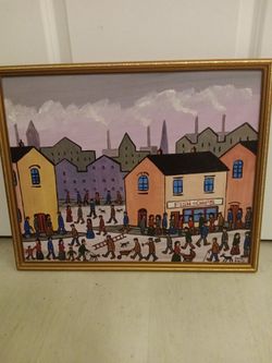 1994 M.Horsfield oil on board  painting