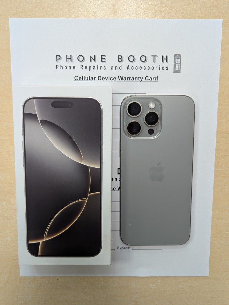 iPhone 16 Pro Max Unlocked