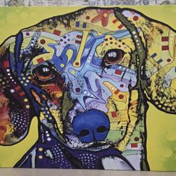 Large Canvas Print Dachshund #1 by Dean Russo