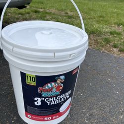 50lbs 3 inch chlorine tablets