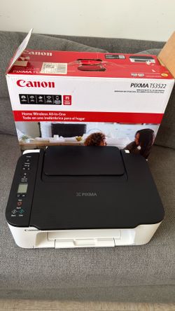 Canon PIXMA TS3522 All-in-One Wireless InkJet Printer with Print, Copy and Scan Features.