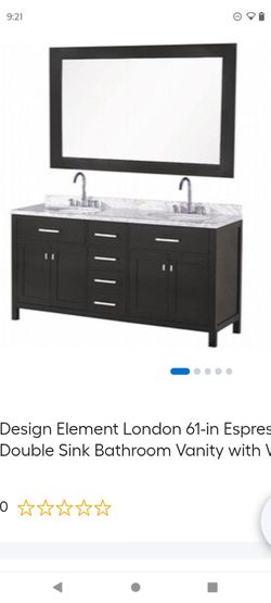 61in Vanity Solid Wood