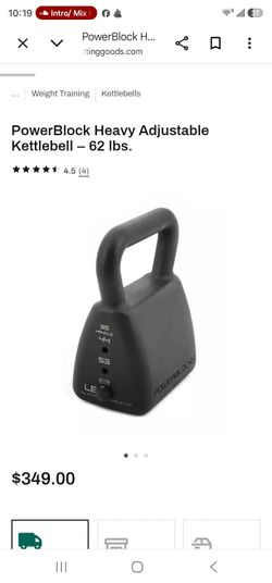 Powerblock Adjustable Ketbell 62lbs
