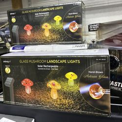 Infinity X1 Glass Mushroom Landscape Lights