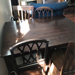 Kitchen table and 5 chairs FREE