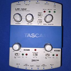 TASCAM US-122 USB AUDIO/MIDI INTERFACE
