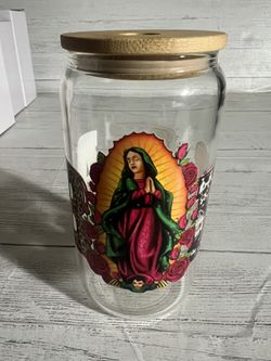 Glass Cup Guadalupe Edition 
