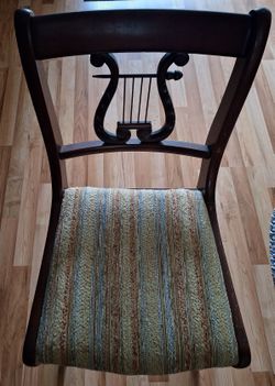 Rare Antique Harp Back Chair 