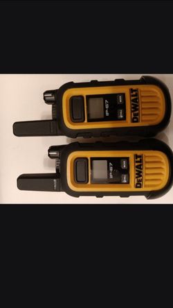 DeWalt walkie talkie