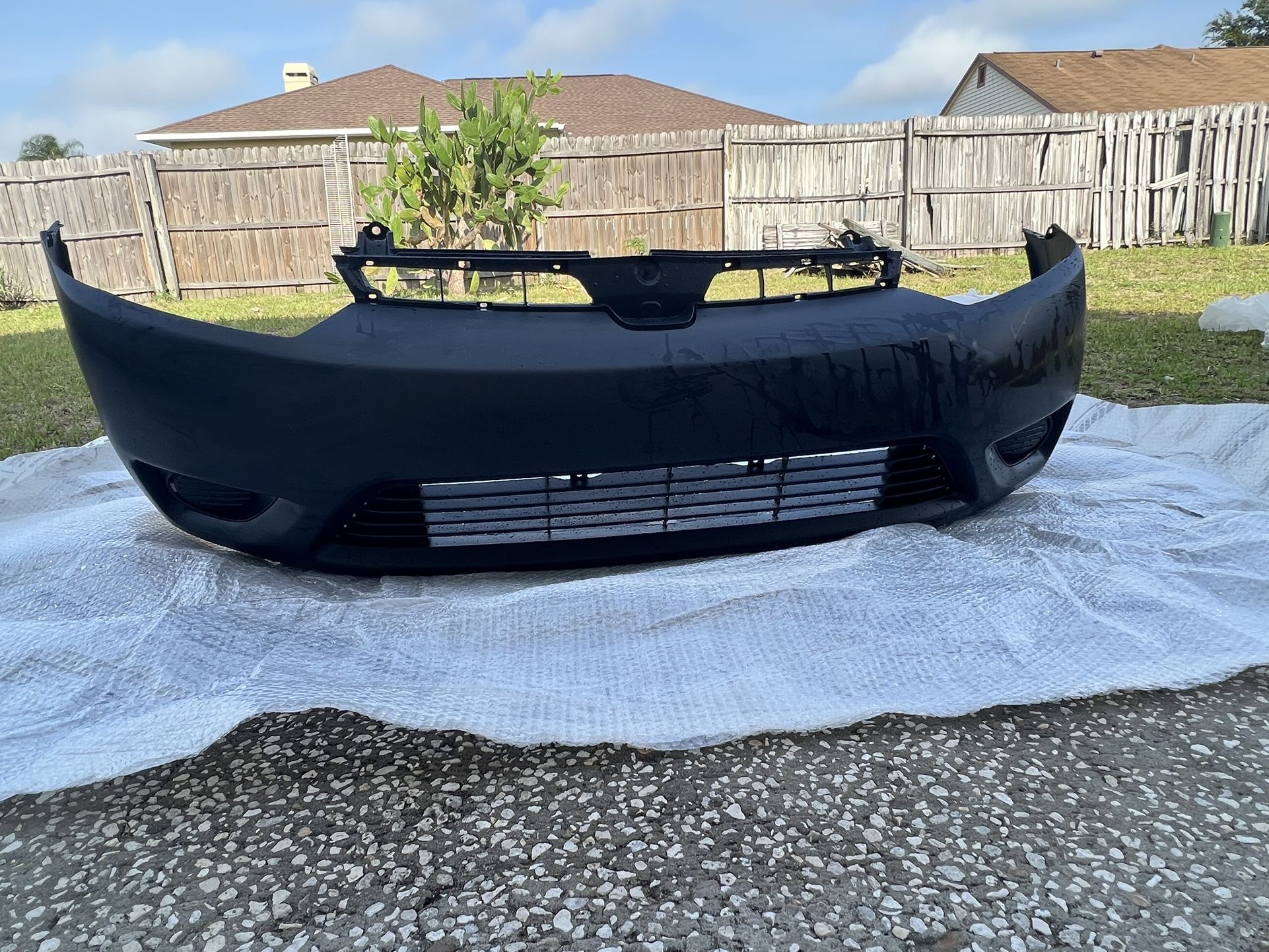 Front Bumper Cover For 2006-2008 Honda Civic Coupe Primed