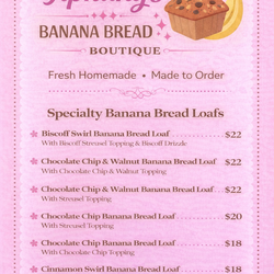 Specialty Banana Bread Loafs🍌✨