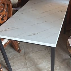 Plastic Marble Dining Table