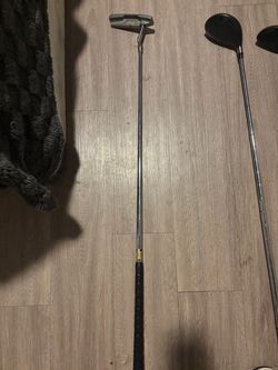 Golf Putter Steel Shaft Black Grip