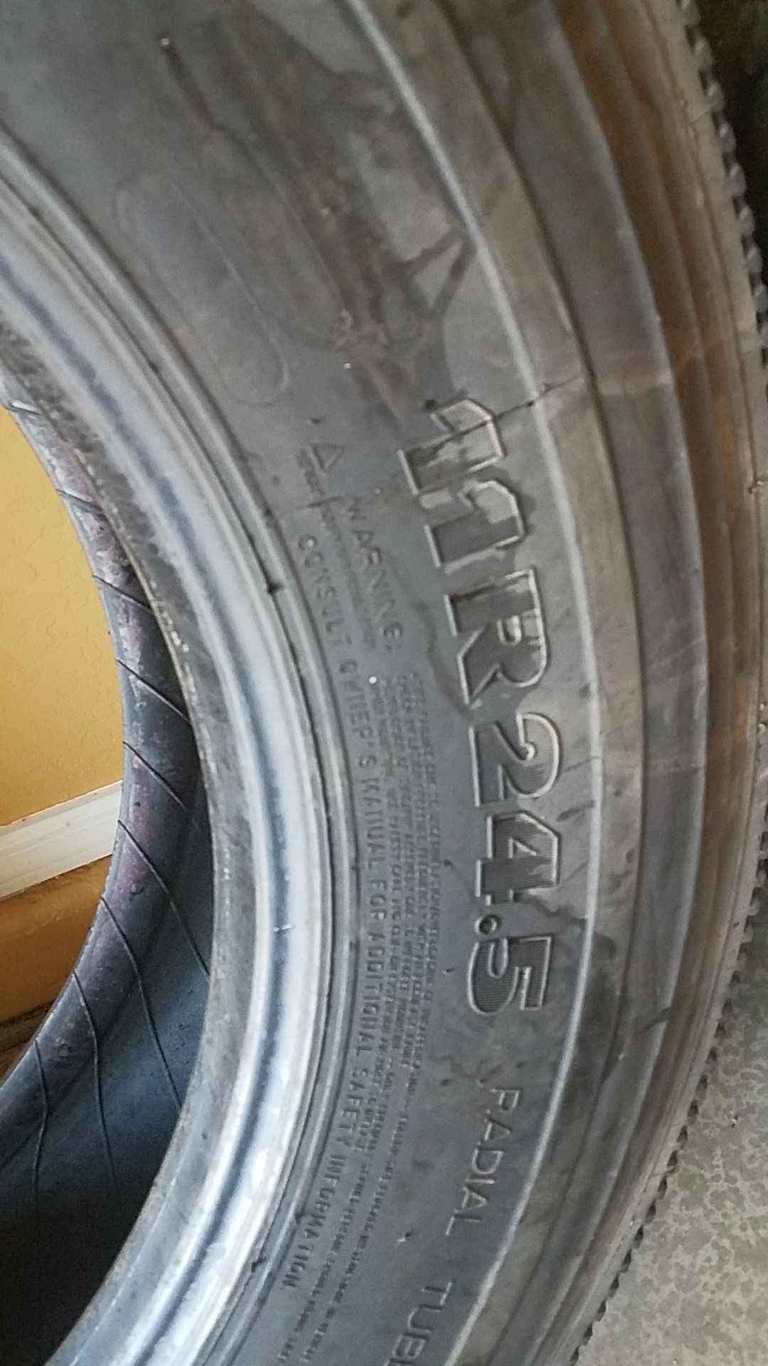 2 michelin xze2 11r24 5 big rig tires for sale in goodyear az offerup