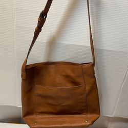 Brown Faux Leather Purse By Universal Thread