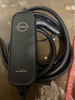 Nissan Electric Charging Cable and Plugs