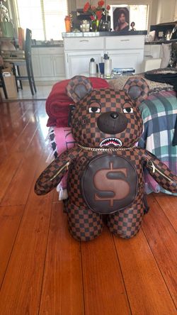 Limited Edition Sprayground Checkered Bear Plush 150 OBO