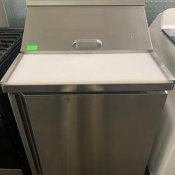 Kutano 27" Salad and Sandwich Prep Table, Stainless Steel