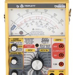Triplett Corporation Railroad Test Set