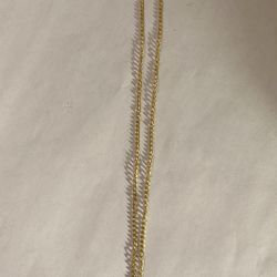  Gold Color Heart Locket And Chain