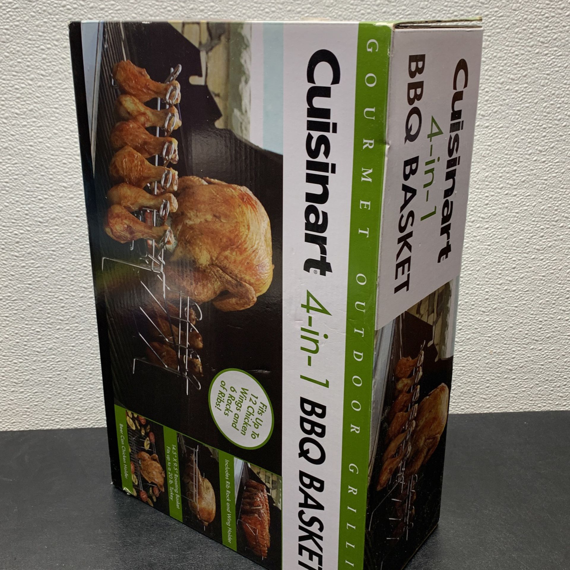 Cuisinart 4-in-1 BBQ Basket with Chicken Wing Rack