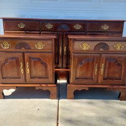 Dresser And Mirror And Tables