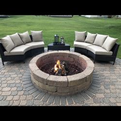 Outdoor Wicker Sectional