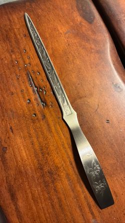 Vtg Stainless  STEEL Letter OPENER- Made in Japan