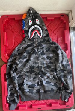 Bape Hoodie Grey and Black