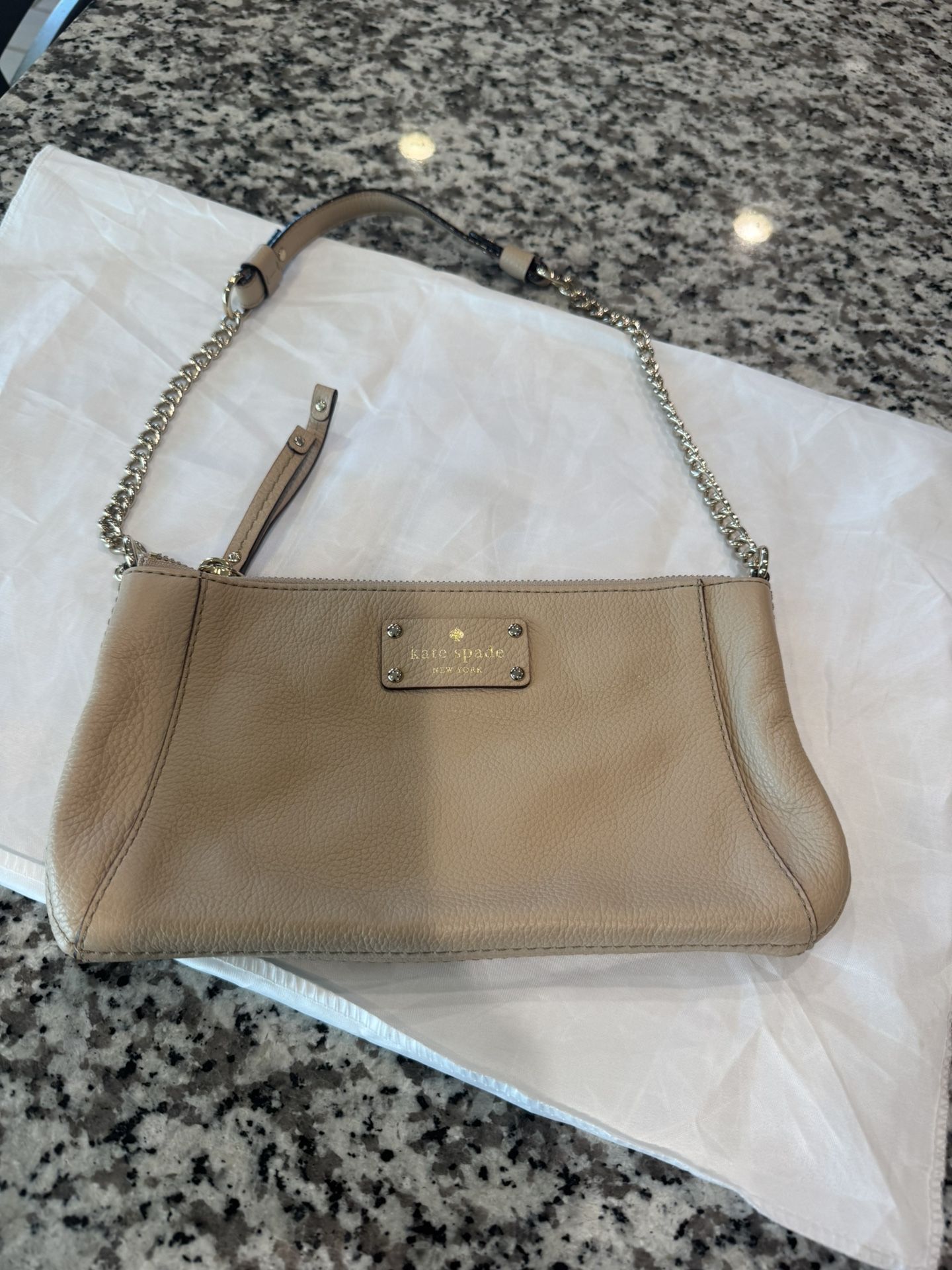 Kate Spade Camel Leather Shoulder Purse