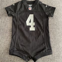 Raiders Baby Jersey Onesie