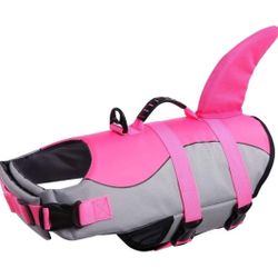 Queenmore Dog Life Jacket Ripstop Shark Dog #1039
